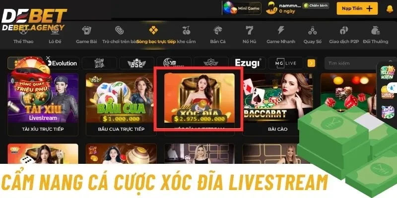 Cẩm nang cá cược xóc đĩa livestream dễ thắng lớn