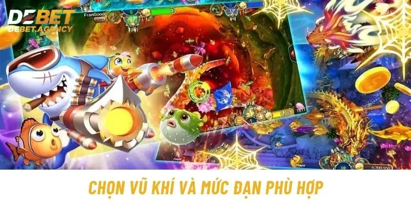 Chọn vũ khí, mức độ đạn thích hợp để đi săn