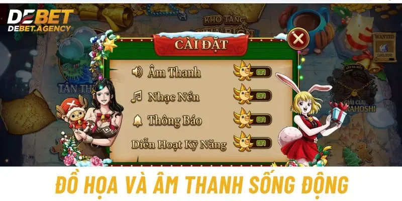 Trò chơi sử dụng gam màu tươi sáng