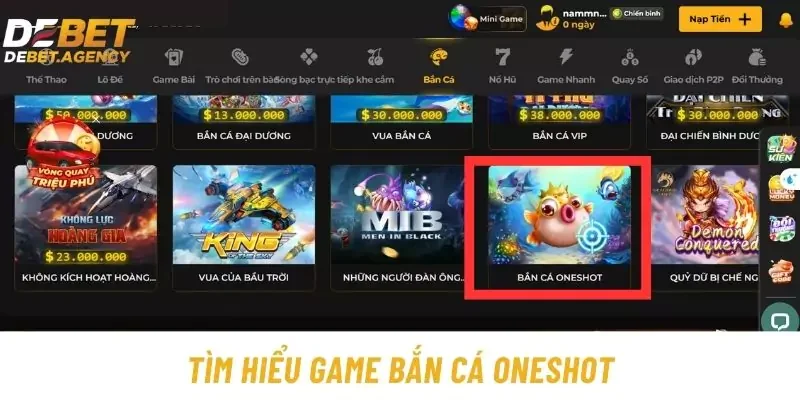 Tìm hiểu sơ lược về game bắn cá oneshot