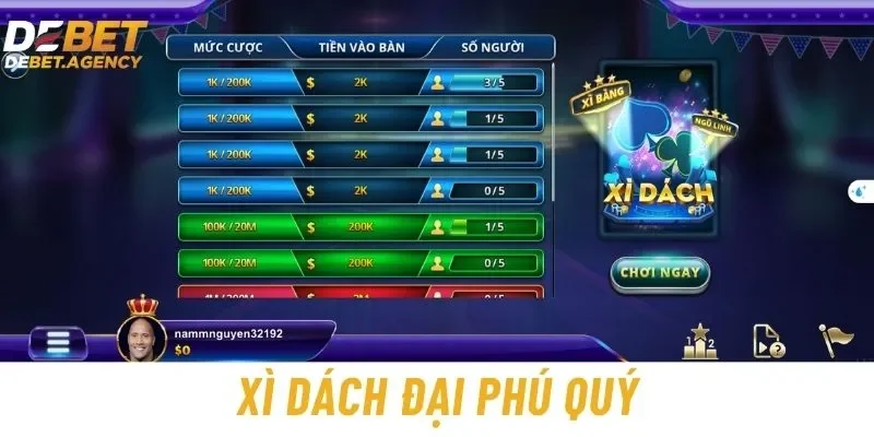 Xì dách đại phú quý